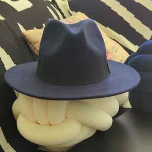 Stylish Navy Blue Fedora Hat